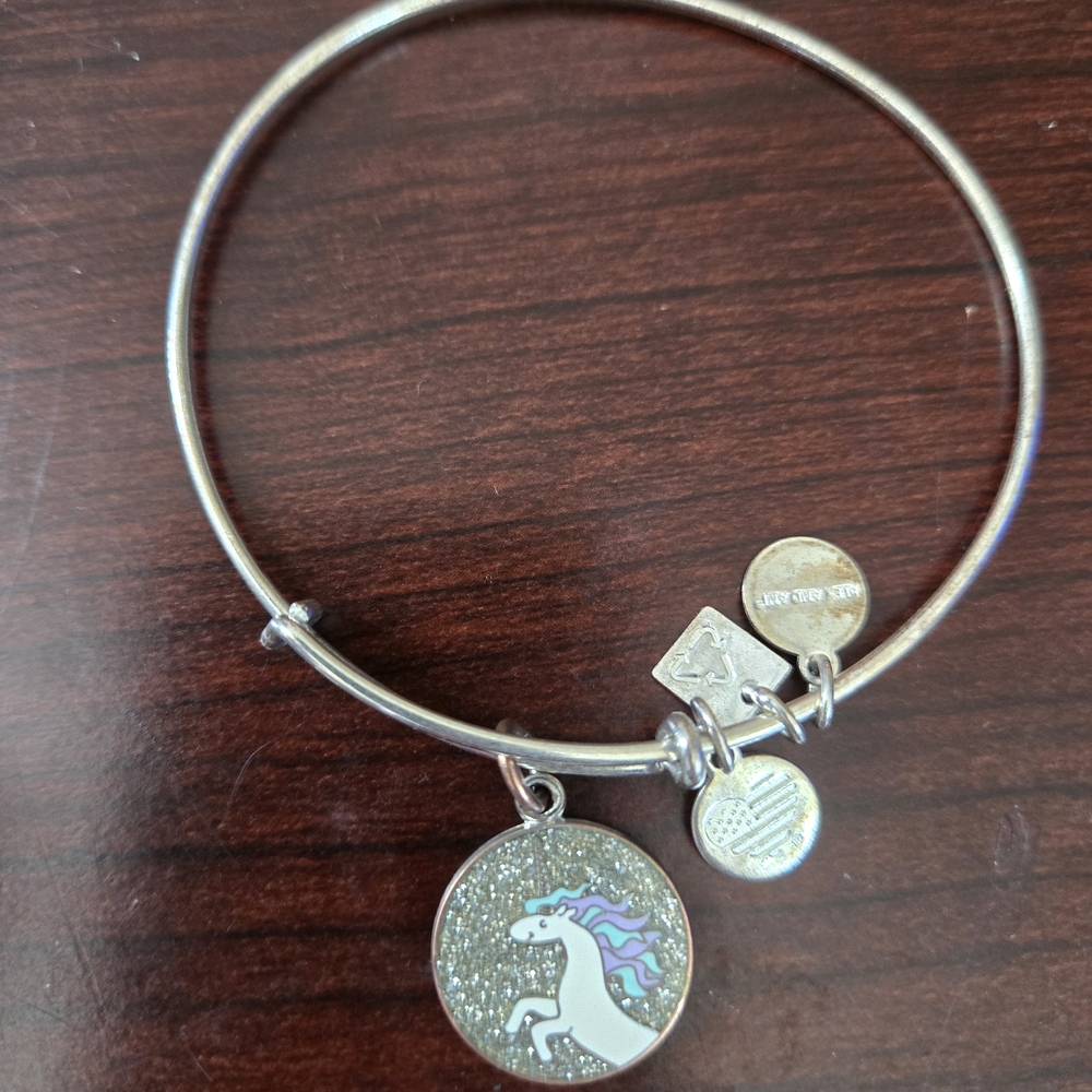 Alex and Ani Silver Unicorn Bracelet